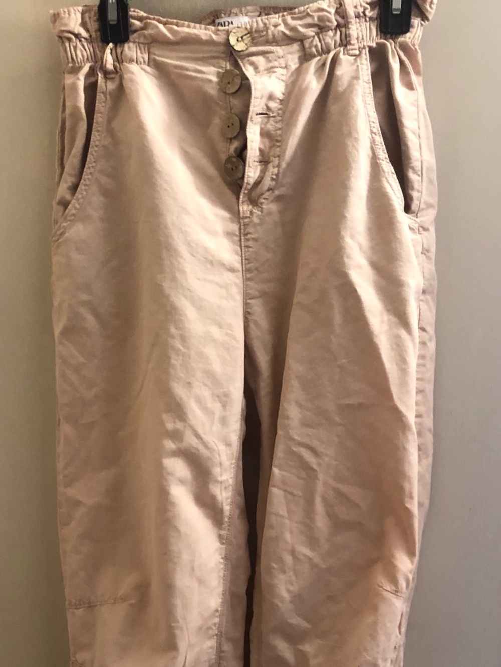 Zara Cotton Blend Pants